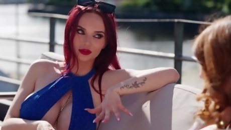 Gorgeous Busty Red-hair Jasmine James Finds a Yachtsman Who Can Totally Satisfy Her Lusty Pussy