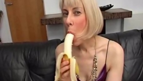Hazel May - Hazel Pleasures Herself With A Banana