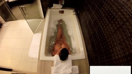 Jezebelle Bond Films Herself Taking A Bath