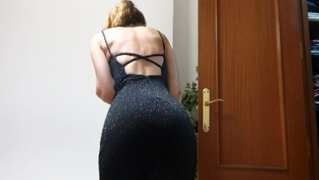 Try On And Take Off - Sexy Tight Black Dresses