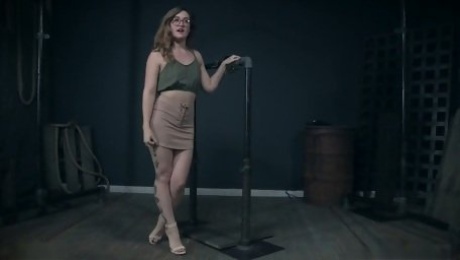 Porn actress Kat Monroe takes part in BDSM scene