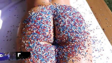 Sexy MILFS Celebrated Independence Day By Practicing Their Freedom By Fucking And Sucking