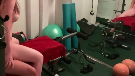 HOT Gym Sex Scene - I get pounded in the gym by a stud and orgasm