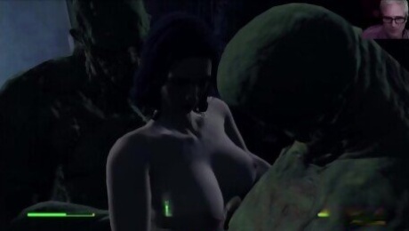 Fallout 4 Animated Sex Game AAF Sex Mods with 3D Animation Porn: Piper Double Fucked Monster Sex