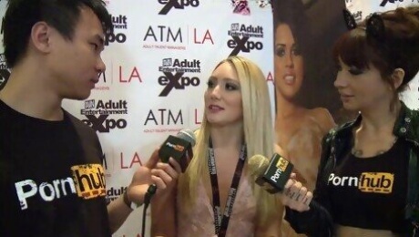 PornhubTV AJ Applegate Interview at 2014 AVN Awards