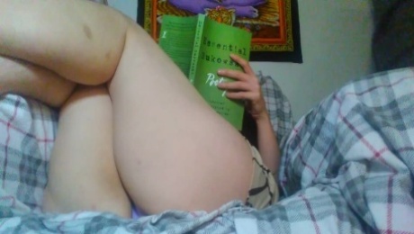 I Spy a Hairy Pussy PEE PEE Panties Thick Thigh PAWG Nympho Reading Poetry Books like a Horny Slut