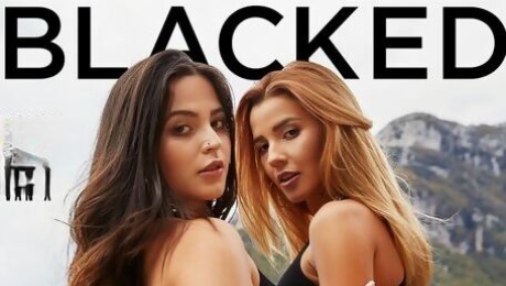 Ariana Van X and Agatha Vega are fucking with a big black dick