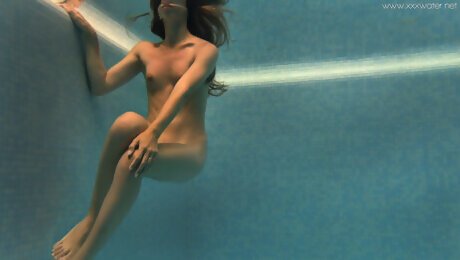 Irina Russaka Aka Stefanie Moon Underwater Swimming